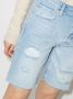 FRAME Gerafelde bermuda shorts Blauw - Thumbnail 4