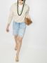FRAME Gerafelde bermuda shorts Blauw - Thumbnail 5