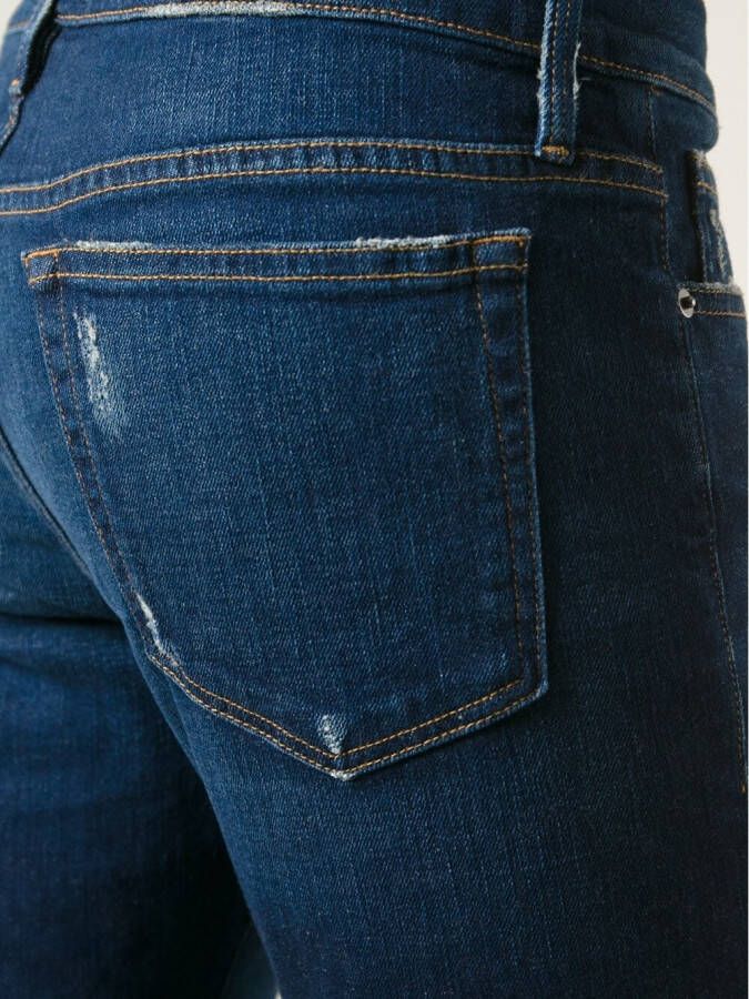 FRAME geripte jeans Blauw