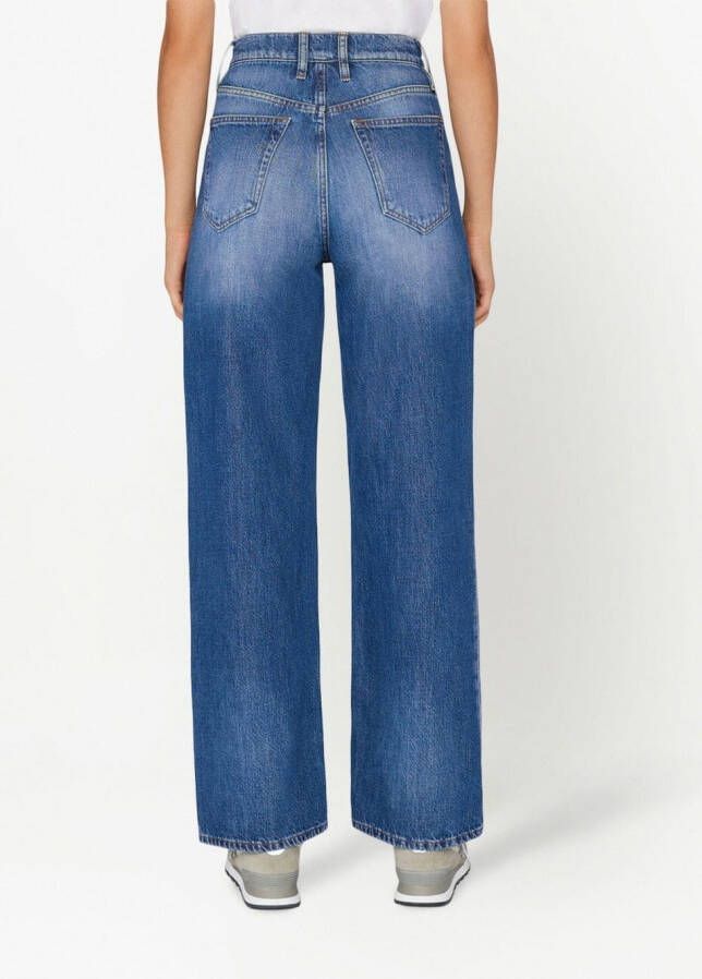 FRAME Straight jeans Blauw