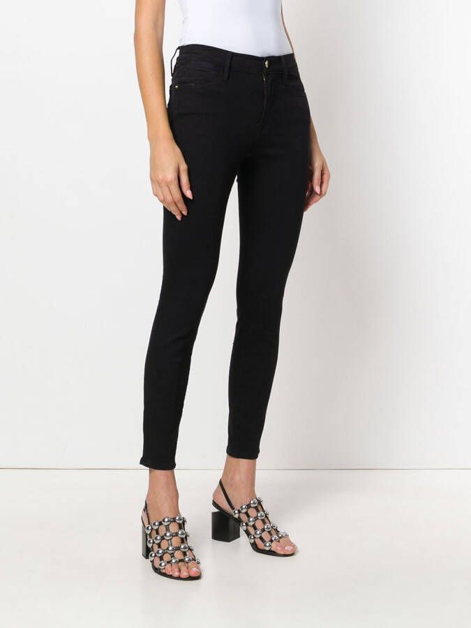 FRAME High Skinny jeans Zwart