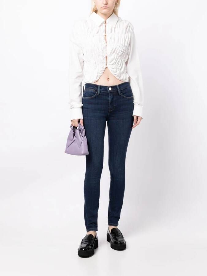 FRAME High waist jeans Blauw