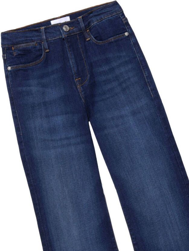 FRAME Jeans met wijde pijpen Blauw
