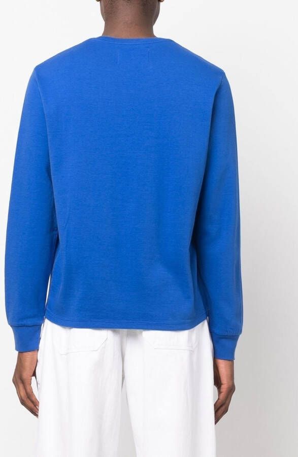 FRAME Katoenen sweater Blauw