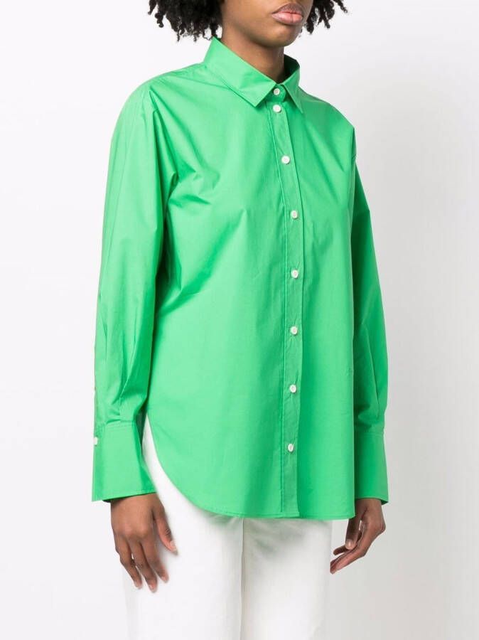 FRAME Klassieke blouse Groen