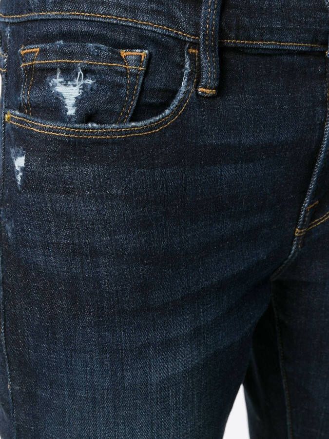 FRAME Le Garcon Crop jeans Blauw