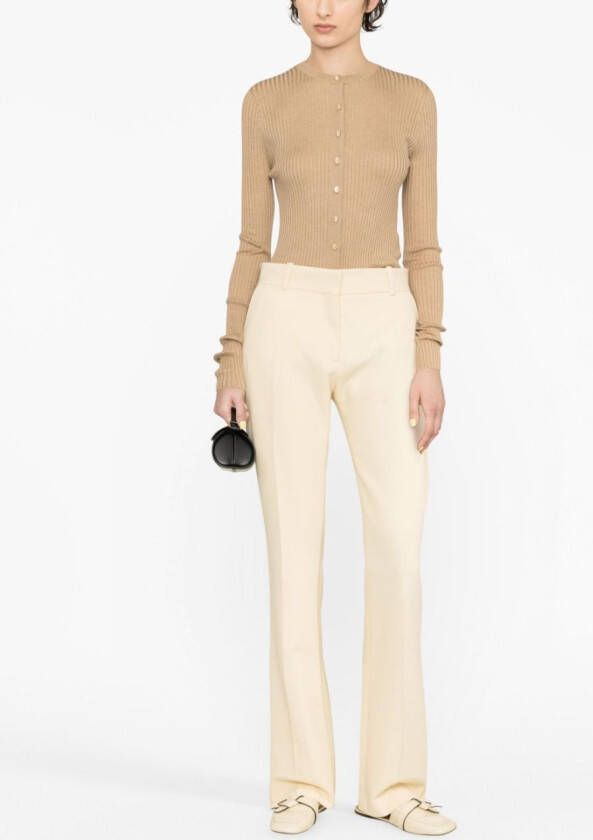 FRAME Broek met laarzen Geel