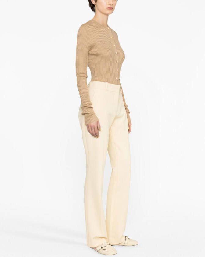 FRAME Broek met laarzen Geel
