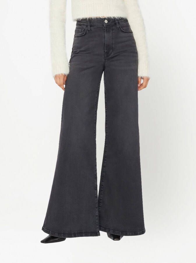 FRAME Jeans met wijde pijpen Zwart