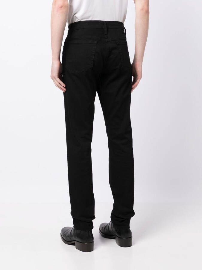 FRAME Slim-fit jeans Zwart