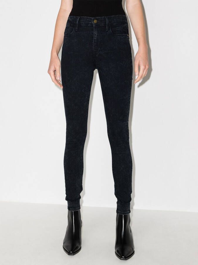 FRAME Skinny jeans Blauw