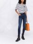 FRAME Skinny jeans dames biologisch katoen katoen gerecycled polyester Spandex Elastane 1 Blauw - Thumbnail 2