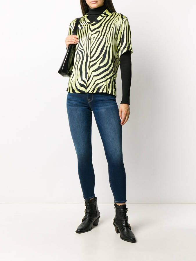 FRAME Skinny jeans Blauw