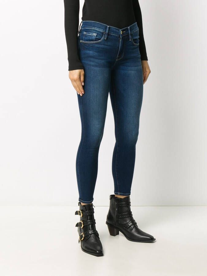 FRAME Skinny jeans Blauw
