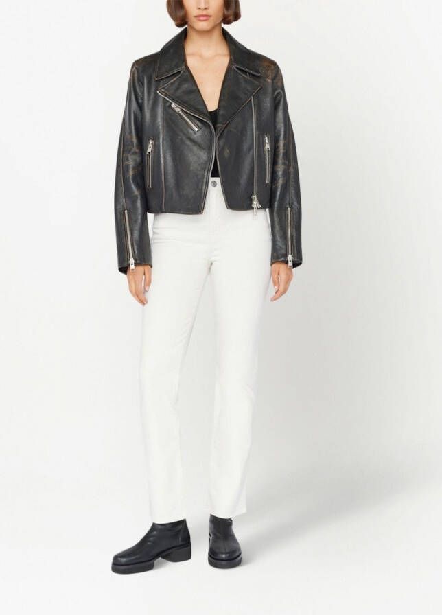 FRAME Slim-fit broek Wit