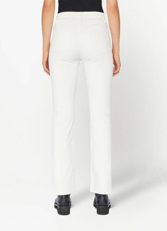 FRAME Slim-fit broek Wit