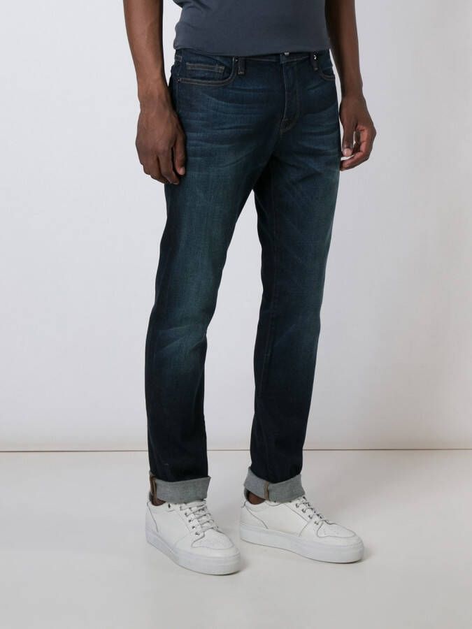 FRAME slim-fit jeans Blauw