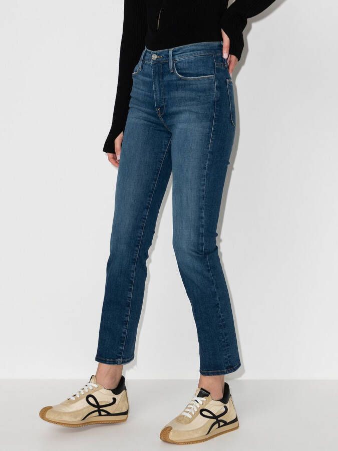 FRAME Straight jeans Blauw