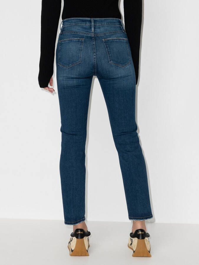 FRAME Straight jeans Blauw