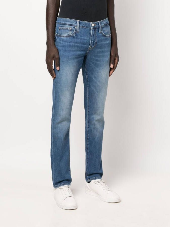 FRAME Straight jeans Blauw