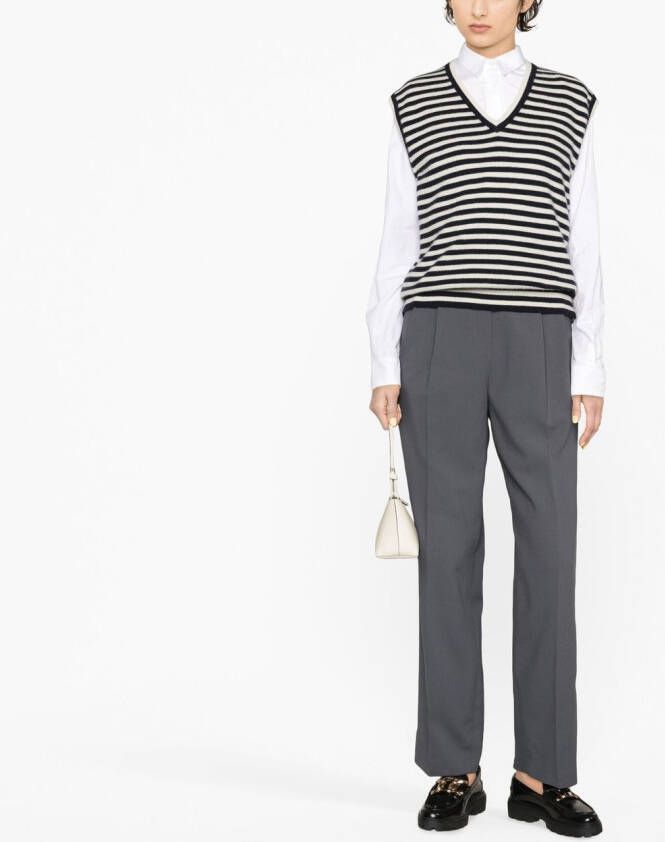 The Frankie Shop Cropped pantalon Grijs