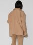 The Frankie Shop Blazer met enkele rij knopen Bruin - Thumbnail 3