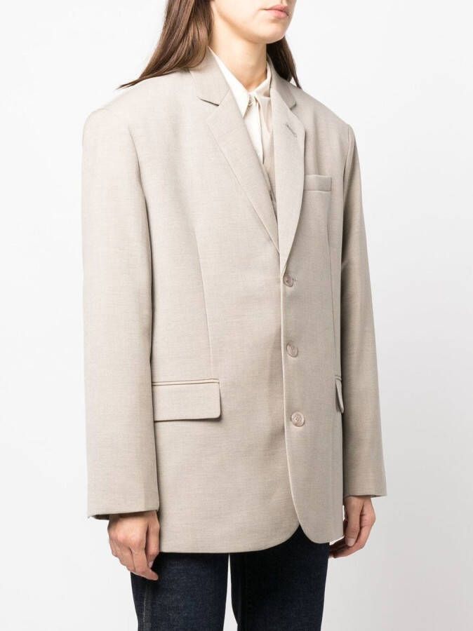 The Frankie Shop Oversized blazer Beige