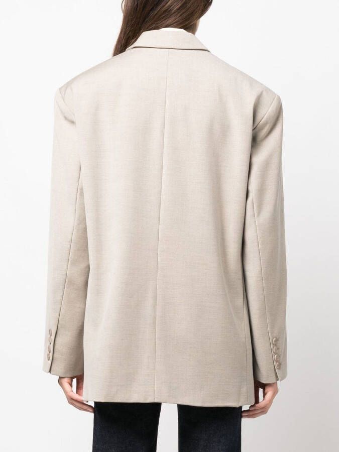 The Frankie Shop Oversized blazer Beige
