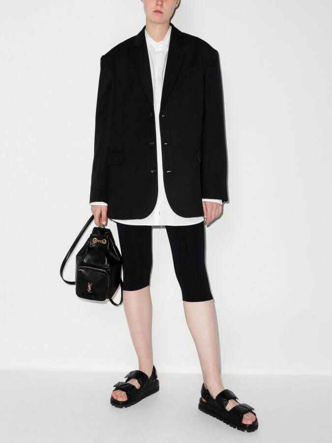 The Frankie Shop Oversized blazer Zwart