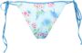 Frankies Bikinis Bikinislip met bloemenprint Blauw - Thumbnail 2