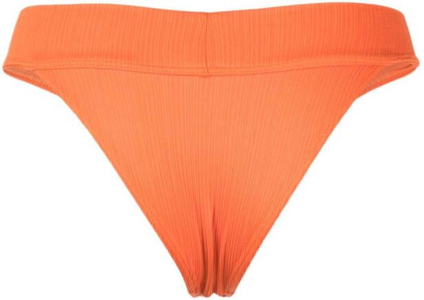 Frankies Bikinis Mid waist bikinislip Oranje