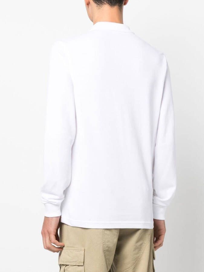 Fred Perry Poloshirt met logodetail Wit