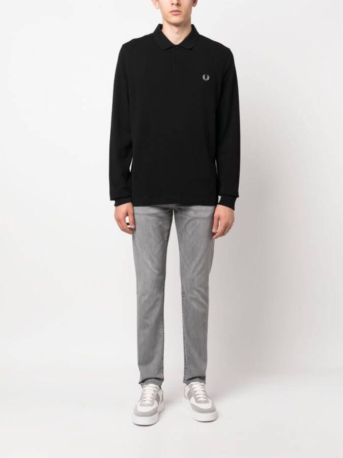Fred Perry Poloshirt met logodetail Zwart