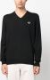 Fred Perry Sweater met V-hals Zwart - Thumbnail 2