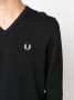 Fred Perry Sweater met V-hals Zwart - Thumbnail 5