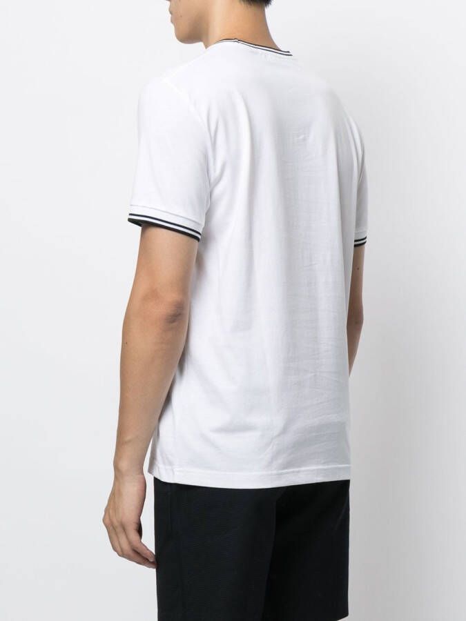 Fred Perry Katoenen T-shirt Wit