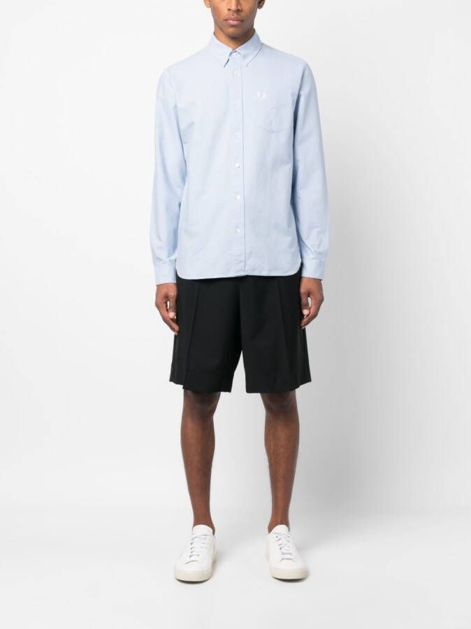 Fred Perry T-shirt met geborduurd logo Blauw
