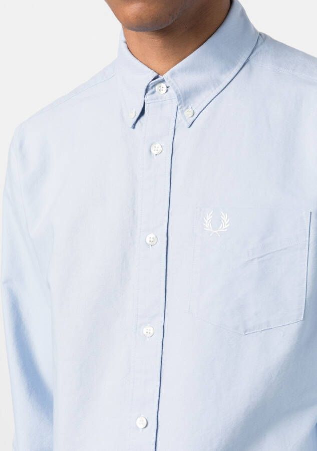 Fred Perry T-shirt met geborduurd logo Blauw