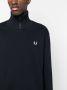 Fred Perry Sweater met halve rits Blauw - Thumbnail 5