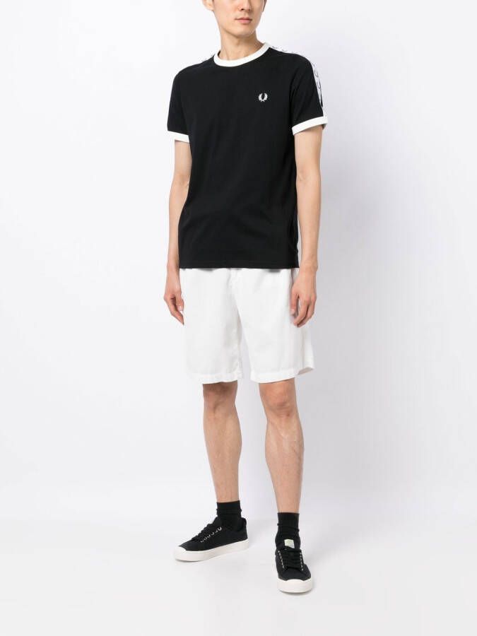 Fred Perry T-shirt met logoband Zwart