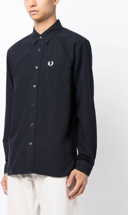 Fred Perry Oxford overhemd Blauw