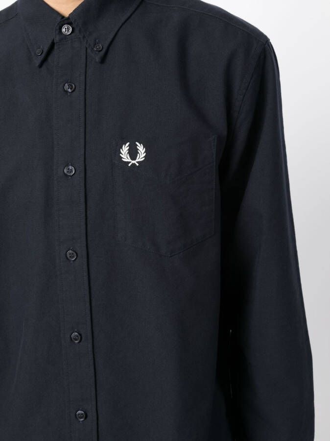 Fred Perry Oxford overhemd Blauw