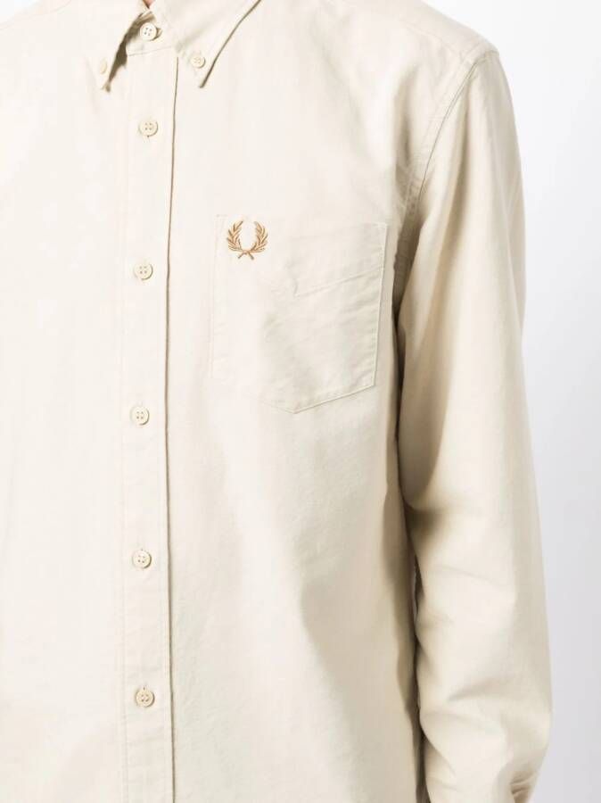 Fred Perry Oxford overhemd Geel