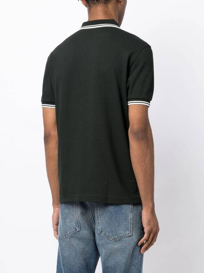 Fred Perry Poloshirt met contrasterende afwerking Groen