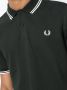 Fred Perry Poloshirt met contrasterende afwerking Groen - Thumbnail 5