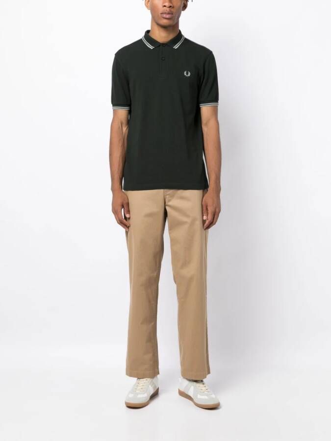 Fred Perry Poloshirt met contrasterende afwerking Zwart
