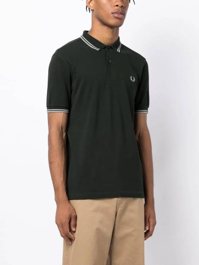 Fred Perry Poloshirt met contrasterende afwerking Zwart