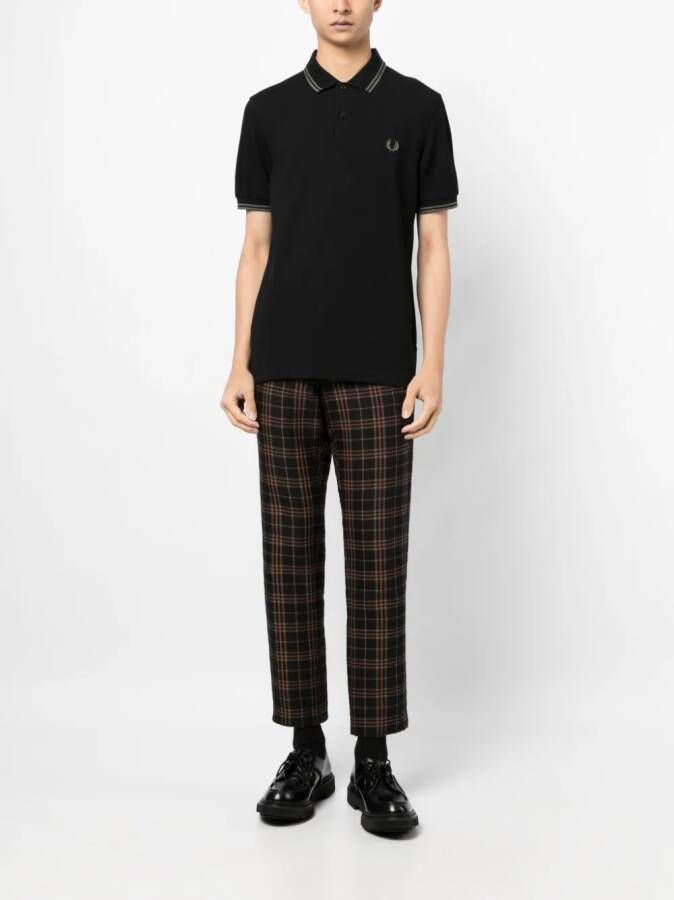 Fred Perry Poloshirt met contrasterende afwerking Zwart