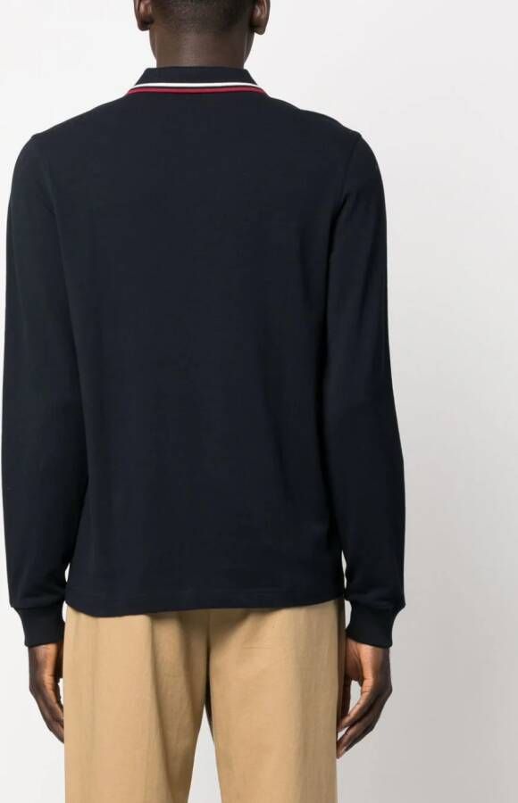 Fred Perry Poloshirt met geborduurd logo Blauw