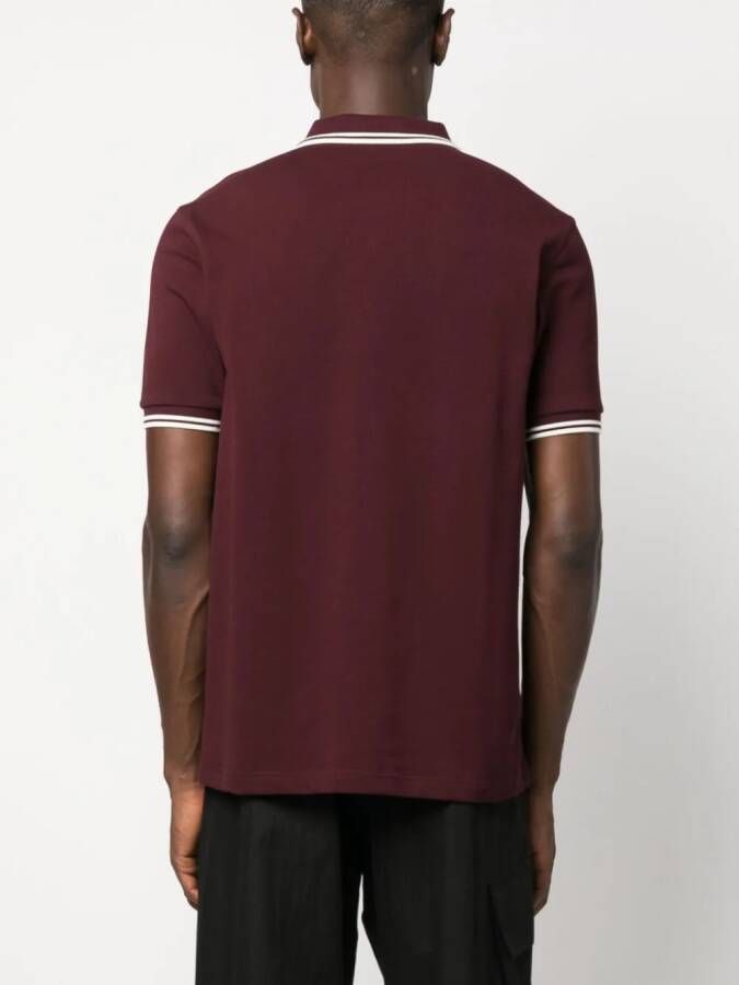 Fred Perry Poloshirt met geborduurd logo Rood